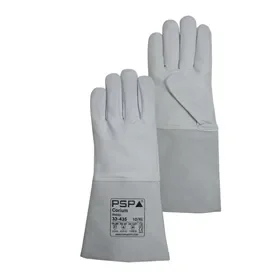PSP 32-435 Corium Welder Welding Gloves - Supple Nappa Leather with 15cm Cuff, Size 10 PSP 32-435 Corium Welder Lassershandschoen - Soepel Nappaleder & 15cm Kap, Maat 10