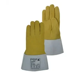 PSP 38-490 Deer Split Leather Welding Gloves – Extra Supple & 32 cm Long, Size 11 PSP 38-490 Lashandschoen Hertensplitleer – Extra Soepel & 32 cm Lang, Maat 11