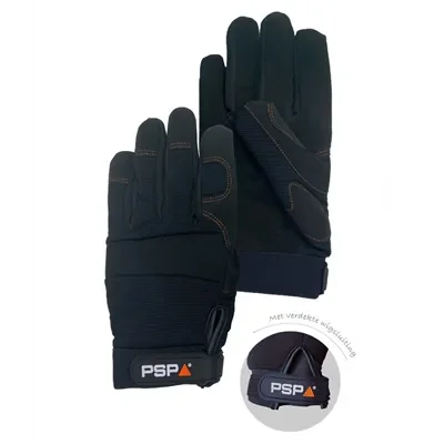 PSP 39-600 Mechanic Winterhandschoenen Zwart - Thinsulate Gevoerd & Slijtvast, Maat 8