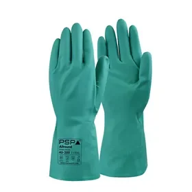 PSP 40-200 Chemische Handschoenen Groen - Nitril 33cm, Foodkeur & Oplosmiddelbestendig, Maat 9 PSP 40-200 Chemische Handschoenen Groen - Nitril 33cm, Foodkeur & Oplosmiddelbestendig, Maat 9