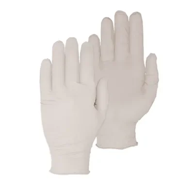 PSP 50-190 Latex Wegwerphandschoen Naturel – 6,5g, Voedselveilig & Medisch, Poedervrij - Maat M