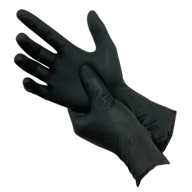 PSP 55-246 Gripper Nitrile Glove Black – Chemical Resistant & Top Grip, Size L PSP 55-246 Gripper Nitrilhandschoen Zwart – Chemisch Bestendig & Top Grip, Maat L
