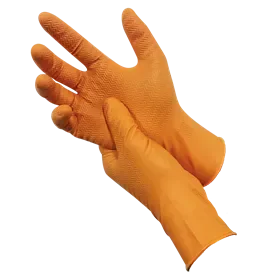 PSP 60-246 Gripper Nitril Wegwerphandschoen Oranje – Super Grip & Chemisch Bestendig - Maat XXL