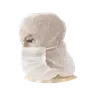 PSP Astro Cap met Mondmasker PP Wit - 100 Stuks