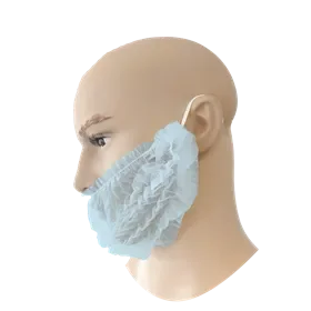 PSP Beard Mask PP Blue - Food Approved & Latex-Free - 100 Pieces PSP Baardmasker PP Blauw – Food Approved & Latexvrij – 100 Stuks
