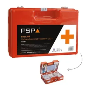 PSP BHV Verbandkoffer - Goedgekeurd volgens Oranje Kruis & Richtlijn 2021 PSP BHV Verbandkoffer - Goedgekeurd volgens Oranje Kruis & Richtlijn 2021