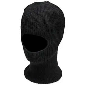 PSP Balaclava with One Hole, 100% Acrylic, Black PSP Bivakmuts 1 gaats 100% Acryl Zwart