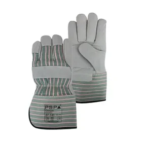 PSP Canadian Work Gloves in Green Split Leather – Reinforced & Cut Level 2 – Size 10 PSP Canadian Werkhandschoen Splitleer Groen – Versterkt & Snijklasse 2 – Maat 10