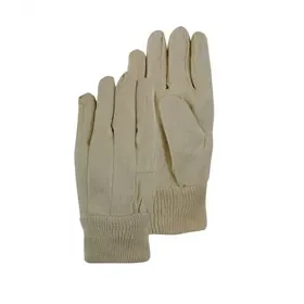 PSP Cotton Work Gloves - Twill Fabric with Knitted Cuff PSP Katoenen Werkhandschoen - Keperdoek met Tricot Manchet
