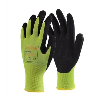 PSP Lite Pro Werkhandschoen Latex Geel – Droge Grip & Comfort, Maat 7