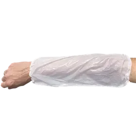 PSP PE White Oversleeves 20 Micron 40x20cm - 100 Pieces PSP Overmouw PE Wit 20my 40x20cm - 100 Stuks