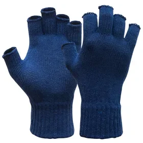PSP Polsmof Acryl Navy - Rondgebreide Polsbeschermer