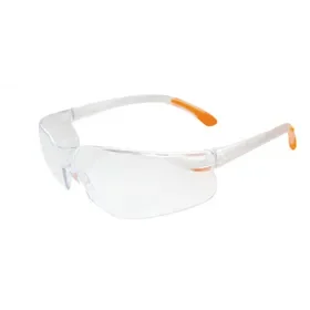 PSP Safety Glasses 28-046 - Clear, Anti-Scratch & Anti-Fog with UV Protection and Soft Temples PSP Veiligheidsbril 28-046 - Helder, Anti-Kras & Anticondens met UV-bescherming en Zachte Pootjes