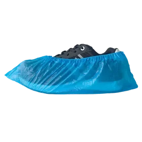 PSP Wegwerpschoenhoes Blauw - PE 30my | One Size 40×15cm - 100 Stuks PSP Wegwerpschoenhoes Blauw - PE 30my | One Size 40×15cm - 100 Stuks