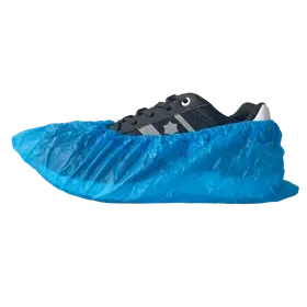 PSP Wegwerpschoenhoes Blauw - PE 55my | One Size 41×15cm - 100 Stuks PSP Wegwerpschoenhoes Blauw - PE 55my | One Size 41×15cm - 100 Stuks