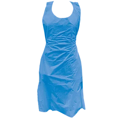 PSP Wegwerpschort Blauw - PE 20my 125×80cm - 100 Stuks