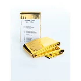 Reddingsdeken 210×160 - Goud/Zilver, Thermisch Isolerend Reddingsdeken 210×160 - Goud/Zilver, Thermisch Isolerend
