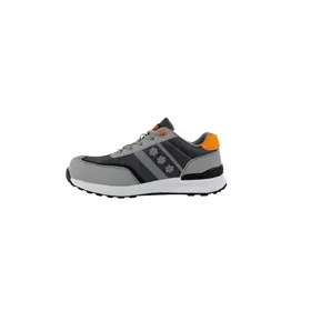 Rucanor Game 141 Safety Shoe S1P Low Gray/Orange - Ultra Lightweight & Metal-Free - Size 46 Rucanor Game 141 Veiligheidsschoen S1P Laag Grijs/Oranje - Ultra Lichtgewicht & Metaalvrij - Maat 46