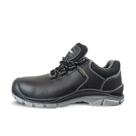 Safeet Hamar Safety Shoe S3 Low Black/Grey - Composite Toe & Kevlar Sole - Size 40 Safeet Hamar Veiligheidsschoen S3 Laag Zwart/Grijs - Composiet Neus & Kevlar Zool - Maat 40