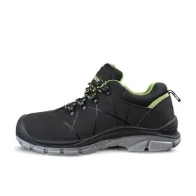 Safeet Lenvik Safety Shoe S3 Low Black - Steel Toe & Nubuck Leather - Size 42 Safeet Lenvik Veiligheidsschoen S3 Laag Zwart - Stalen Neus & Nubuck Leer - Maat 42