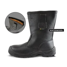Safeet Monza S3 Insulated Safety Boots Black - Steel Toe & Midsole - Size 43 Safeet Monza S3 Gevoerde Veiligheidslaars Zwart - Stalen Neus & Tussenzool - Maat 43