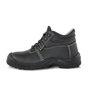 Safeet Pisa High Safety Shoe S3 Black - Steel Toe & Slip-Resistant Sole - Size 46 Safeet Pisa Veiligheidsschoen S3 Hoog Zwart - Stalen Neus & Antislip Zool - Maat 46