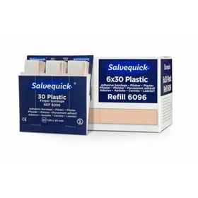 Salvequick Navulling 6096 Lange Vingerpleisters – 6×30 Stuks, Waterafstotend & Flexibel (12 cm) Salvequick Navulling 6096 Lange Vingerpleisters – 6×30 Stuks, Waterafstotend & Flexibel (12 cm)