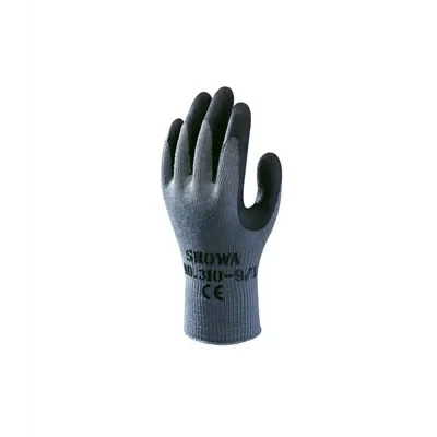 Showa 310 Werkhandschoen Latex Zwart – Ruwe Grip & Ergonomisch, Maat 10-XL