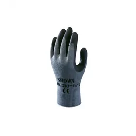 Showa 310 Work Gloves Latex Black - Rough Grip & Ergonomic, Size 9-L Showa 310 Werkhandschoen Latex Zwart – Ruwe Grip & Ergonomisch, Maat 9-L
