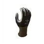 Showa 370B Werkhandschoenen Zwart - Nitril Gecoat & Olieafstotend, Maat 9 (XL)