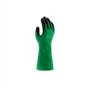 Showa 379 Werkhandschoenen Groen/Zwart - Volledig Nitrile Foam & Chemisch Bestendig, Maat 10 (XL)