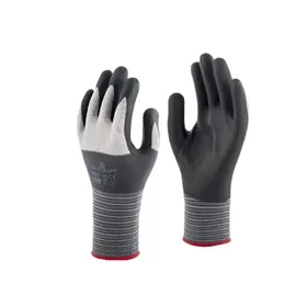 Showa 381 Werkhandschoenen Grijs/Zwart - Ultradun Nitrile Foam & Ademend, Maat 6 (S) Showa 381 Werkhandschoenen Grijs/Zwart - Ultradun Nitrile Foam & Ademend, Maat 6 (S)