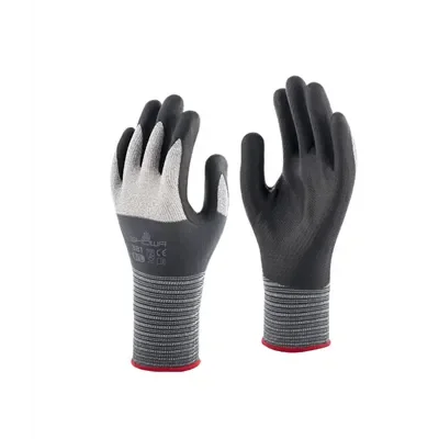 Showa 381 Werkhandschoenen Grijs/Zwart - Ultradun Nitrile Foam & Ademend, Maat 7 (M)