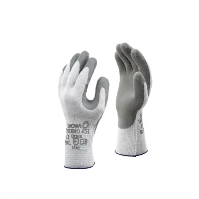 Showa 451 Winterhandschoen Latex Grijs – Warm, Antigeur & Ruwe Grip, Maat 10-XL