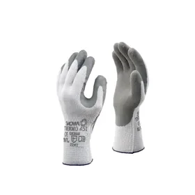 Showa 451 Winter Gloves Latex Gray – Warm, Odor-Resistant & Rough Grip, Size 9-L Showa 451 Winterhandschoen Latex Grijs – Warm, Antigeur & Ruwe Grip, Maat 9-L