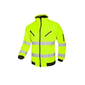 Sioen 029A Sparrow Winterjas Fluo Geel - Uitneembare Bontvoering & Reflectie - Maat 4XL Sioen 029A Sparrow Winterjas Fluo Geel - Uitneembare Bontvoering & Reflectie - Maat 4XL
