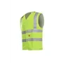 Sioen 307A Hellisan Veiligheidsvest Fluo Geel - Vlamvertragend & Antistatisch, Maat XL