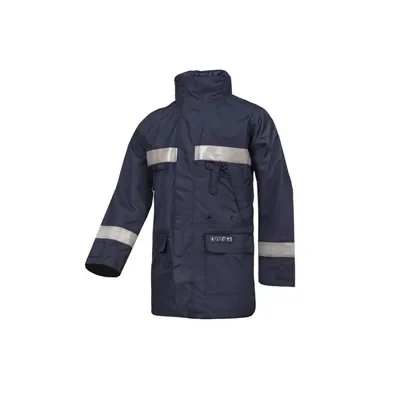 Sioen 3085 Parka Vlamvertragende Werkjas Hasnon Marineblauw - Maat M