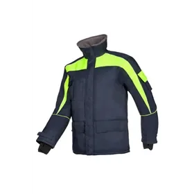 Sioen 3438 Talau Diepvriesjas Fluo Geel/Marine – Gevoerd tot -40°C, Maat M Sioen 3438 Talau Diepvriesjas Fluo Geel/Marine – Gevoerd tot -40°C, Maat M