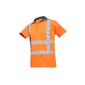 Sioen 3868 Signalisatie Polo Genari Fluo Oranje - Ademend & Comfortabel - Maat L Sioen 3868 Signalisatie Polo Genari Fluo Oranje - Ademend & Comfortabel - Maat L