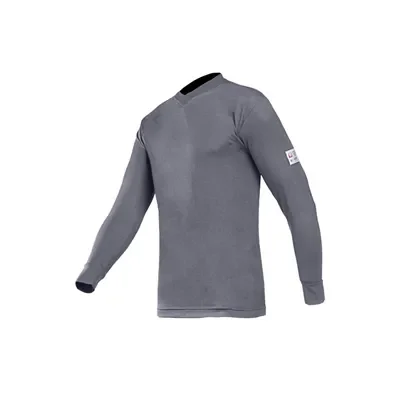 Sioen 518A Vlamvertragend T-shirt Lange Mouw Picton Grijs - Maat M