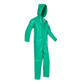 Sioen 5996 Botlek Jade Green Chemical Coverall – Chemtex, Wind & Waterproof, Size XL Sioen 5996 Botlek Chemie-Overal Jadegroen – Chemtex, Wind- & Waterdicht, Maat XL