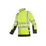 Sioen 9856 Vlamvertragende Reflecterende Regenjas Playford Fluo Geel / Marineblauw - Maat - Maat 2XL