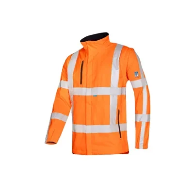 Sioen Alphen Softshelljack Fluo Oranje - Afritsbare Mouwen & Winddicht - Maat XL