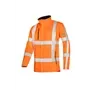 Sioen Alphen Softshelljack Fluo Oranje - Afritsbare Mouwen & Winddicht - Maat XL