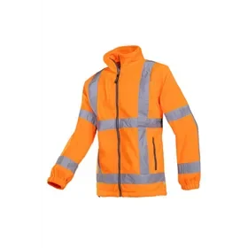 Sioen Berkel 353A RWS Fleece Jacket Fluorescent Orange - Warm, Windproof & Anti-Pilling, Size XL Sioen BERKEL 353A RWS Fleecejas Fluo Oranje - Warm, Winddicht & Pillingbestendig, Maat XL