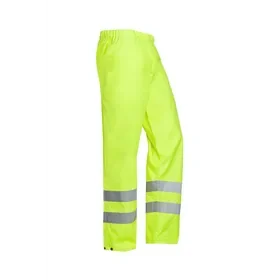 Sioen BITORAY 199A High-Visibility Yellow Rain Pants - Lightweight, Breathable & Waterproof, Size 2XL Sioen BITORAY 199A Regenbroek Fluo Geel - Lichtgewicht, Ademend & Waterdicht, Maat 2XL