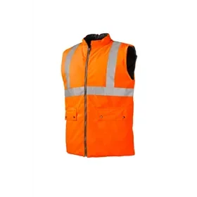 Sioen Arras Fluorescent Orange Bodywarmer - Size 2XL Sioen Bodywarmer Arras Fluoriserend Oranje - Maat 2XL