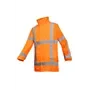 Sioen BOORNE 350A RWS Parka Fluo Oranje - Waterdicht, Winddicht & Voeringcompatibel, Maat 2XL