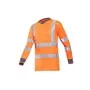 Sioen Bresso T-shirt Fluo Oranje - Lange Mouw & Ademend Mesh - Maat M